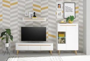 INOSIGN Wohnwand Torge, Anbauwand, Schrankwand, Mediawand,