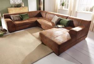 Home affaire Wohnlandschaft Falk klare Linien,
