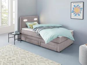 INOSIGN Boxbett Luan, Schubkästen, LED-Beleuchtung und