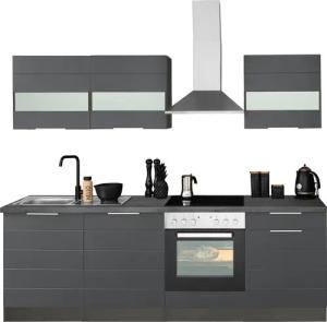 KOCHSTATION Küchenzeile KS-Luhe, 240 cm breit,