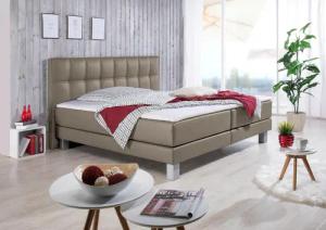 INOSIGN Boxspringbett Tavira, in 4 Breiten,