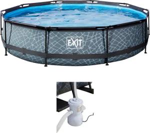 EXIT Framepool inkl. Kartuschen-Filterpumpe & Filterkartusche