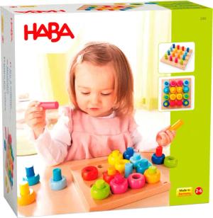 Haba Steckspielzeug Farbkringel, Made in Germany