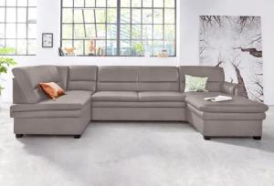 sit&more Wohnlandschaft Pisa U-Form, mit Federkern,