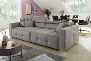 Jockenhöfer Gruppe Big-Sofa Trento, mit Wellenfederung,