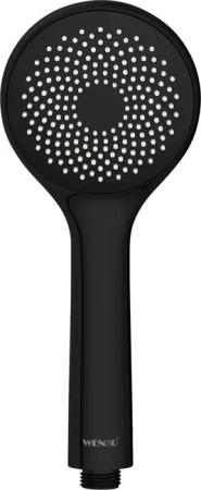 WENKO Handbrause Watersaving, (1-tlg), Schwarz matt,