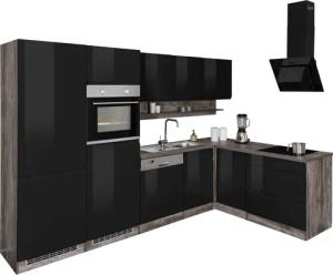 KOCHSTATION Winkelküche KS-Virginia, Stellbreite 290/190 cm