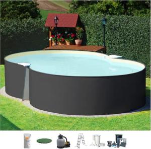 KONIFERA Achtformpool PALMA 1 (Komplett-Set, 6-tlg),