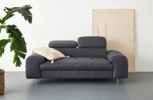 COTTA 2-Sitzer Chef, Big-Sofa mit Kopfteilverstellung,