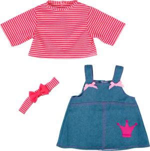 Bayer Puppenkleidung Jeanskleid (Set, 3-tlg)