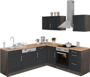 KOCHSTATION Winkelküche KS-Stockholm, Stellbreite 220/220 cm,