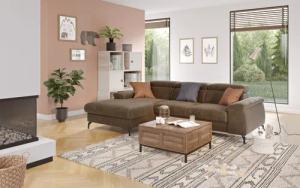COTTA Ecksofa Kitty L-Form, mit Kopfteilverstellung,