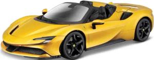 Bburago Sammlerauto Ferrari SF90 Spider, goldfarben,