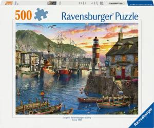 Ravensburger Puzzle Morgens am Hafen, 500