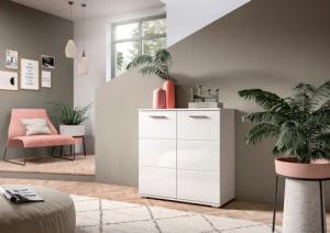 INOSIGN Kommode Valge, Breite 80 cm,