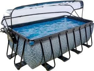EXIT Framepool inkl. multifunktionaler Poolabdeckung &