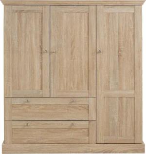 Home affaire Drehtürenschrank Binz, Wäscheschrank, Mehrzweckschrank,