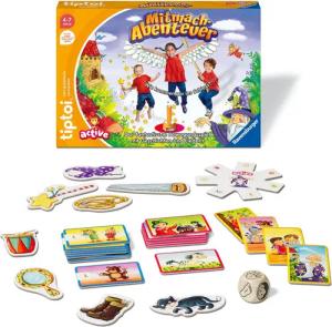 Ravensburger Spiel tiptoi® ACTIVE Mitmach-Abenteuer, Bewegungsspiel,
