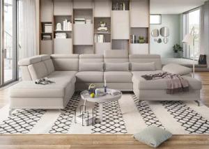 sit&more Wohnlandschaft Cabrio U-Form, mit Sitztiefenverstellung,