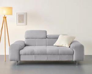 COTTA 2-Sitzer Chef, Big-Sofa mit Kopfteilverstellung,