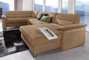 sit&more Wohnlandschaft Ascara U-Form, inklusive Boxspring/Federkern-Polsterung,