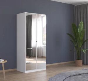 rauch Drehtürenschrank Reflect mit Spiegelfront, inkl.