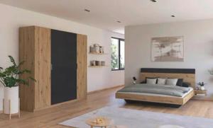 rauch Schlafzimmer-Set Monza, mit Drehtürenschrank Breite