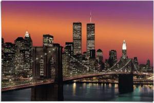 Reinders! Poster New York Brooklyn Brücke,