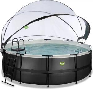EXIT Framepool inkl. multifunktionaler Poolabdeckung (Set,