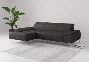 Places of Style Ecksofa Caluna, Inkl.Sitztiefenverstellung,