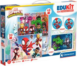 Clementoni® Puzzle Edukit, 4n1, Spidey und