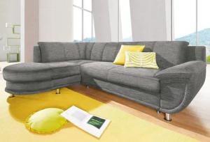 TRENDMANUFAKTUR Ecksofa Rondo, zeitlos und elegant,
