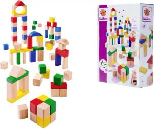 Eichhorn Holzbausteine Bunt/Natur Spielbauklötze, FSC® -