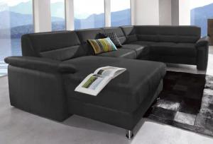 sit&more Wohnlandschaft Ascara U-Form, inklusive Boxspring/Federkern-Polsterung,