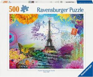 Ravensburger Puzzle Postkarte aus Paris, 500