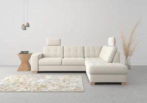 sit&more Ecksofa Quincy L-Form, wahlweise mit