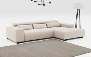 COTTA Ecksofa Side L-Form, mit Kopfteilverstellung
