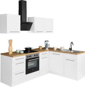 wiho Küchen Winkelküche Unna, mit E-Geräten,