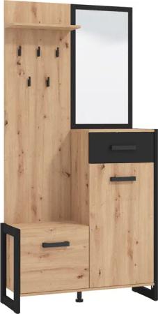 INOSIGN Garderoben-Set Oleron Kompaktgarderobe, Flurgarderobe, Dielenschrank,