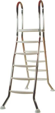 KWAD Poolleiter Edelstahlleiter 5+5 (Pool 1,35m)