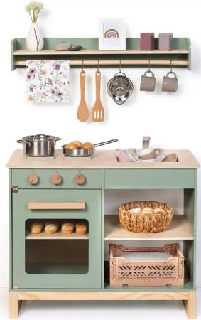 MUSTERKIND® Spielküche Magnolia, salbei/natur