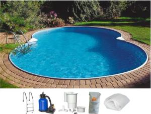 Clear Pool Achtformpool TULUM (Komplett-Set, 6-tlg),