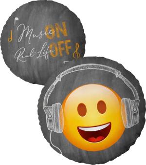 Dekokissen Emot!x, mit witzigem Motiv und