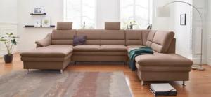 sit&more Wohnlandschaft Cardoso U-Form, mit Federkern
