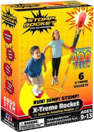Stomp Rocket Spiel X-Treme, 6 Rockets,