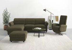 sit&more Ecksofa Grenoble L-Form mit Federkern,