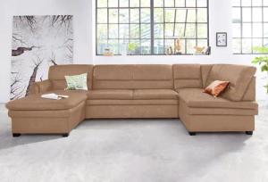 sit&more Wohnlandschaft Pisa U-Form, mit Federkern,