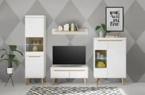 INOSIGN Wohnwand Torge, Anbauwand, Schrankwand, Mediawand,