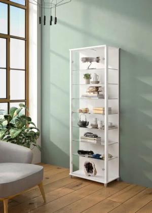 fif möbel Vitrine Optima Standvitrine, Glastüren,