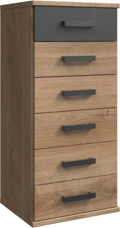 Wimex Schubkastenkommode Cork, Hochkommode, Highboard 46/40/103cm,